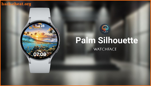 Palm Silhouette - watch face screenshot
