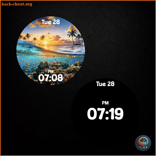Palm Silhouette - watch face screenshot