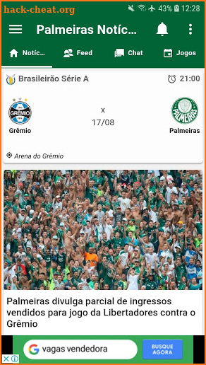 Palmeiras News - Notícias e Jogos em Tempo Real screenshot