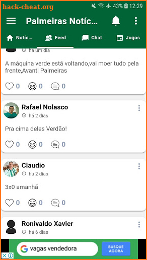 Palmeiras News - Notícias e Jogos em Tempo Real screenshot