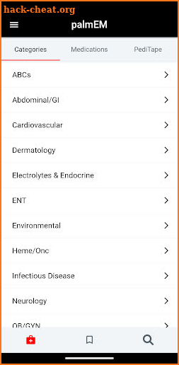palmEM: Emergency Medicine screenshot