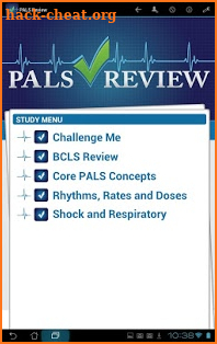 PALS Review screenshot