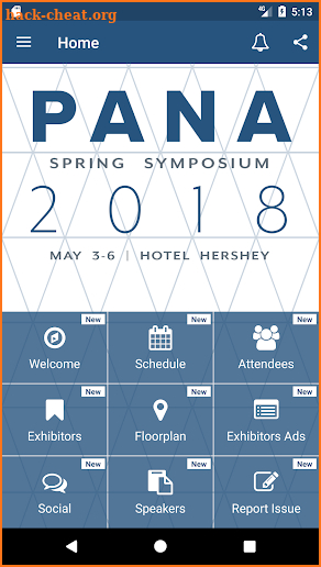 PANA Spring Symposium screenshot