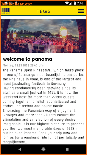 Panama Open Air 2018 screenshot