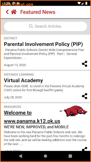 Panama Public Schools screenshot