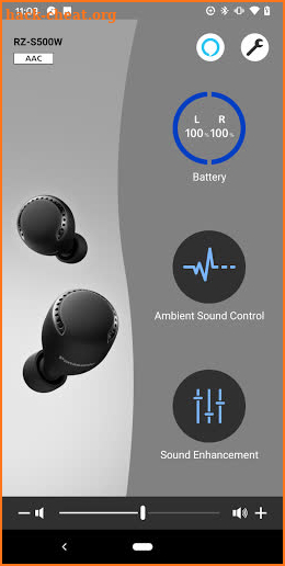 Panasonic Audio Connect screenshot
