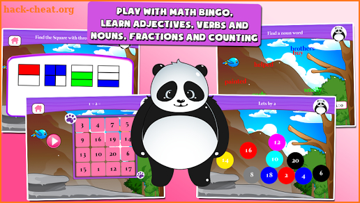 Panda 1st Grade Learning Games screenshot
