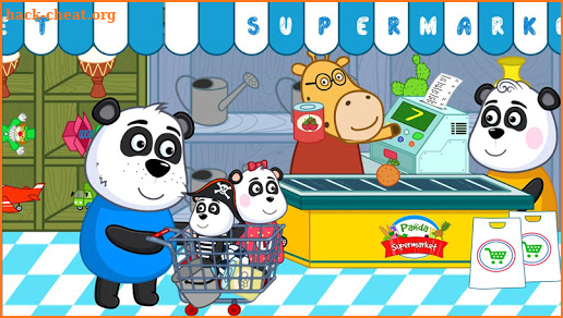 Panda and Kids Supermarket screenshot