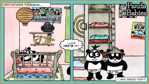 Panda Babies Playhome Lite screenshot
