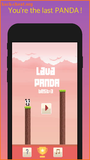Panda Bear : Lava Jump screenshot