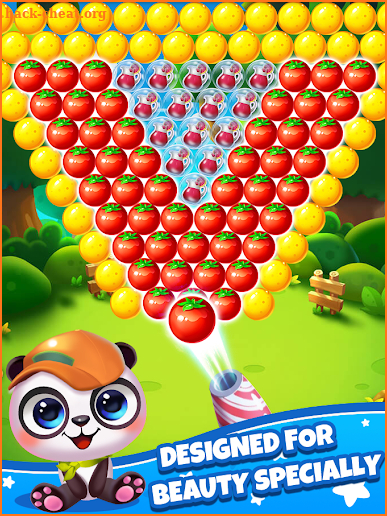 Panda Bubble Rescue Garden screenshot