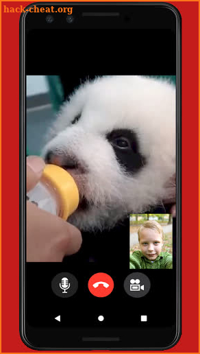 Panda Fake Call - Little Panda Prank Dial screenshot