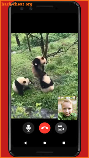 Panda Fake Call - Little Panda Prank Dial screenshot