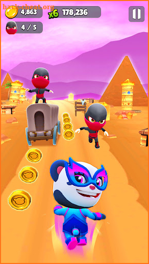 Panda Hero Run Game screenshot
