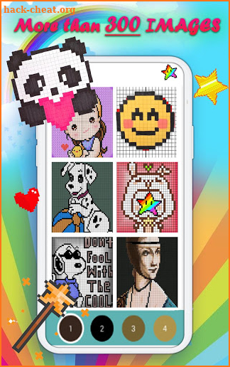 Panda Pix art color by number -Colorbox Draw pixel screenshot