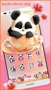 Panda Sakura Theme screenshot