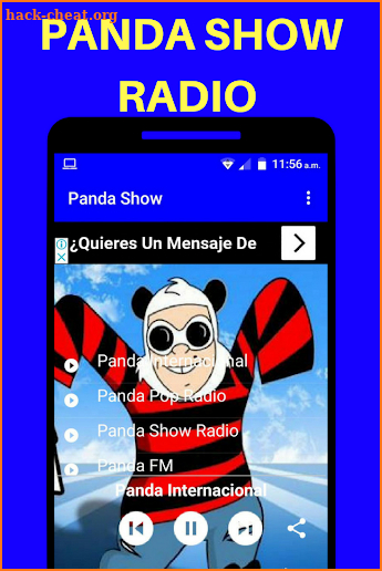 PANDA SHOW RADIO 104.1 FM POP INTERNACIONAL FREE screenshot