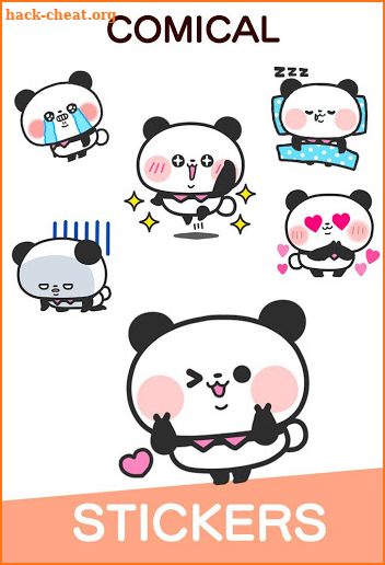 Panda Stickers Free screenshot