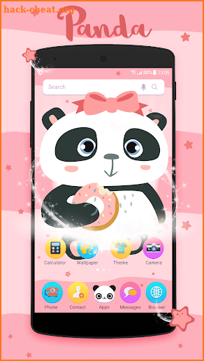 Panda style launcher theme &wallpaper screenshot