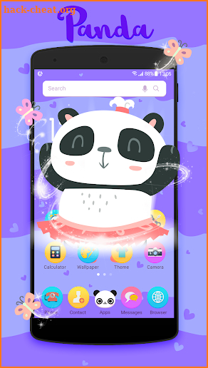 Panda style launcher theme &wallpaper screenshot