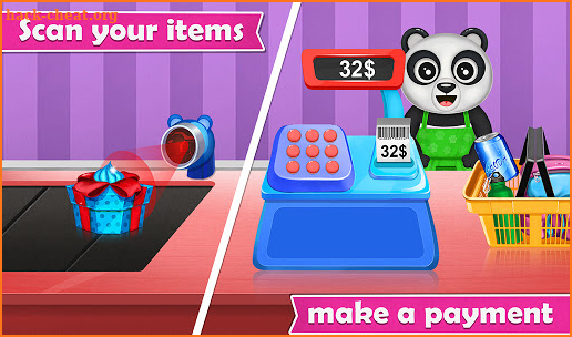 Panda Supermarket Shop - Fun Shopping Mania screenshot
