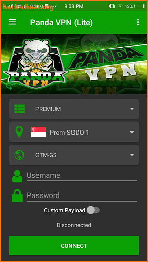 Panda VPN (Lite) screenshot