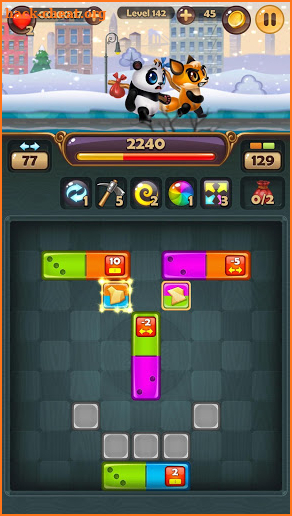 Pandamino -  A Color Slide Puzzle Adventure screenshot