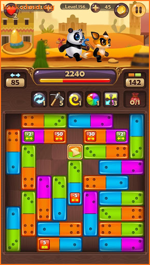 Pandamino -  A Color Slide Puzzle Adventure screenshot