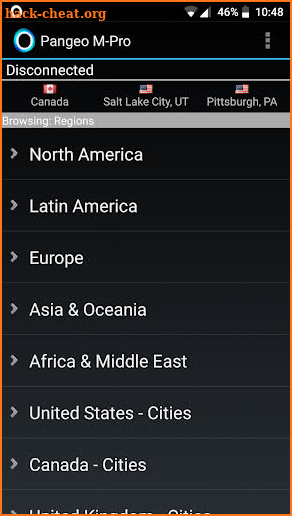 Pangeo Global Proxy App screenshot