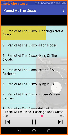 Panic! At The Disco Songs screenshot