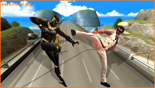 Panther Hero Fighting Rope screenshot