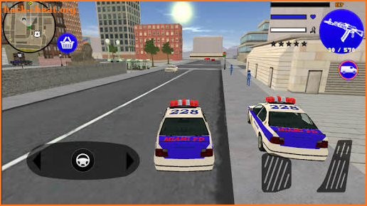 Panther Police Stickman Rope Hero Gangster Vegas screenshot