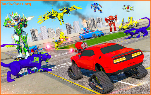 Panther Robot Transform Car screenshot