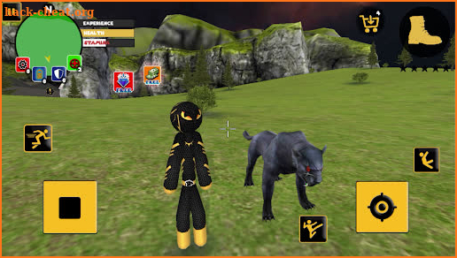 Panther Stickman Rope Hero screenshot