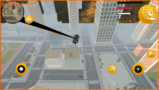 Panther Stickman Rope Hero Gangastar Crime Battle screenshot