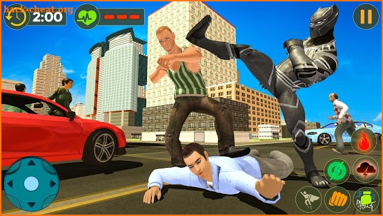 Panther Superhero Rescue Mission Crime City Battle screenshot