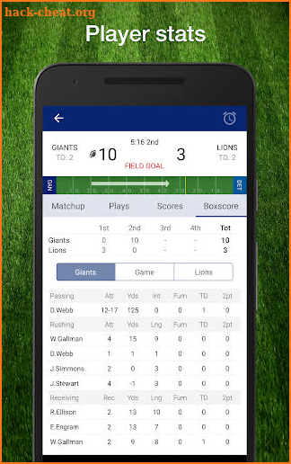 Panthers Football: Live Scores, Stats, & Games screenshot