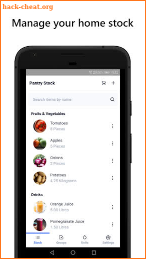 Pantry Stock screenshot