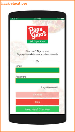 Papa Gino's Customer App screenshot