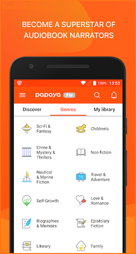 Papaya FM - The Best Mobile Reading Club screenshot