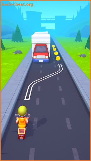 Paper Boy Race: Run & Rush 3D screenshot