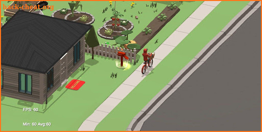 Paper Delivery Bike screenshot