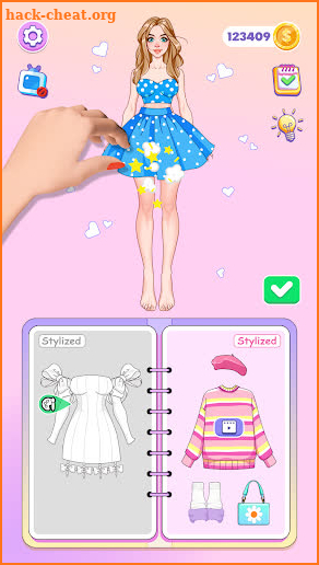 Paper Doll: Crafts Coloring screenshot