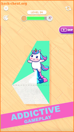 Paper Fold - Pictures Puzzle screenshot