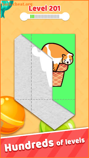 Paper Folding 3D - Puzzle Game screenshot