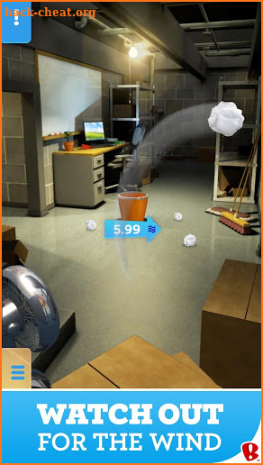 Paper Toss 3D screenshot