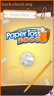 Paper Toss Boss screenshot