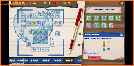 Paper Tower Defence screenshot