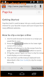 Paprika Recipe Manager screenshot