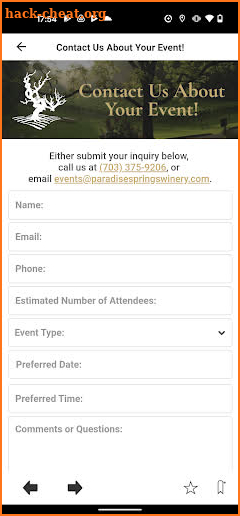 Paradise Springs Winery screenshot
